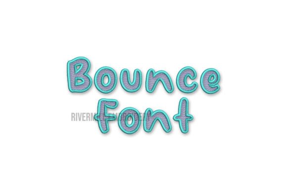1 Inch Bounce Machine Embroidery Font Guide