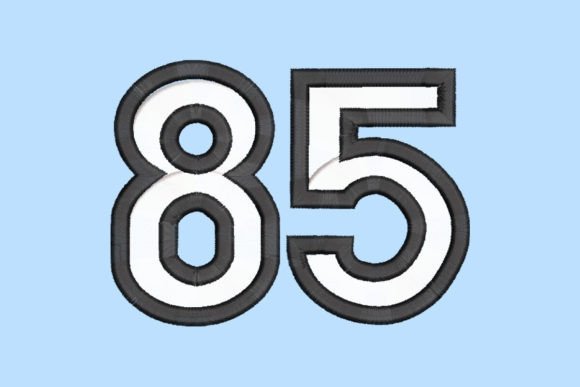 85 and 85 Embroidery Design: Versatile Digital Patterns