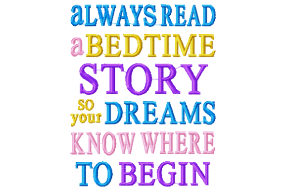 Always Read: A Versatile Embroidery Design for Book Lovers