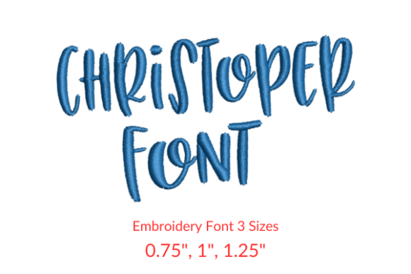Christopher Font Embroidery Design: Elevating Personalized Text on Fabric