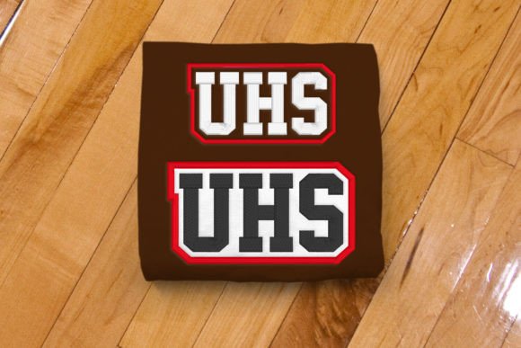 Evaluating the UHS High School Initials Embroidery Design
