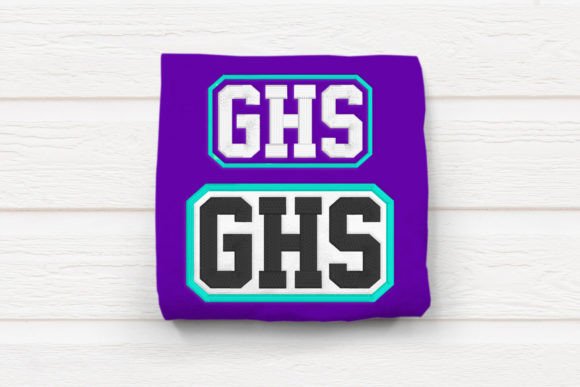 GHS High School Initials Embroidery: A Stitch of School Spirit