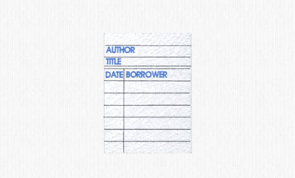 Library Checkout Card: A Practical Guide to This Nostalgic Embroidery Design