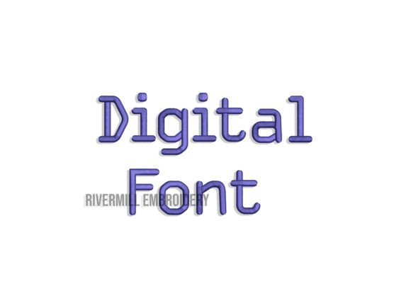 Mastering the 1 Inch Digital Style Embroidery Font for Modern Designs