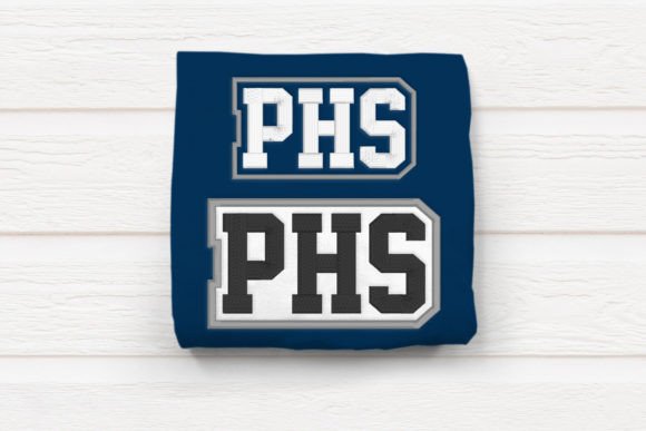 PHS High School Initials Embroidery: A Stylish Way to Show School Spirit