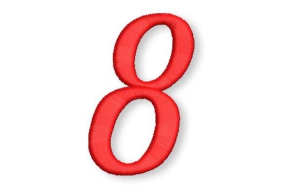 Script Embroidery Font Number Eight: The Perfect Script for Personalized Stitching