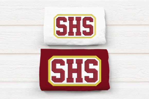 SHS High School Initials: A Custom Embroidery Solution for School Spirit