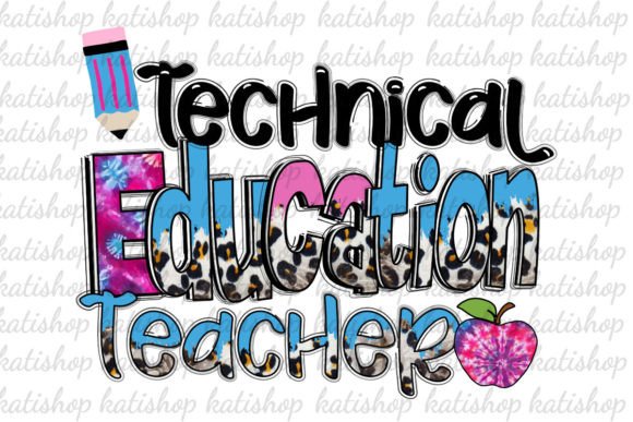 Technical Education Teacher Sublimation Design