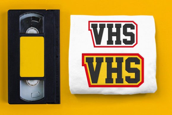 VHS High School Initials Embroidery Design