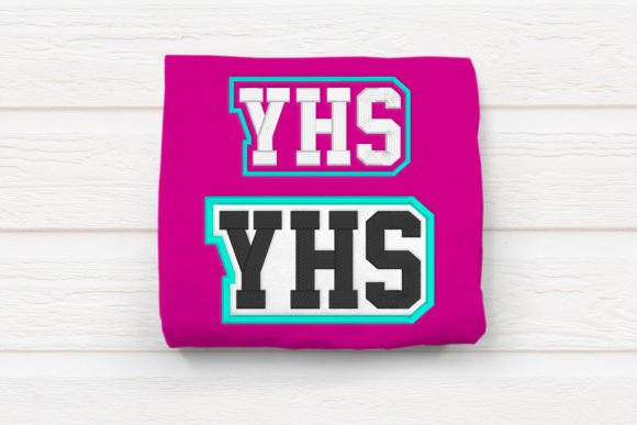 YHS High School Initials Embroidery: A Modern Take on School Spirit
